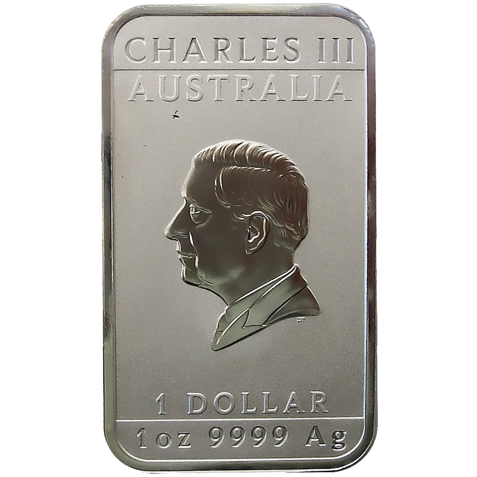 Dragon Rectangular 2025 1oz Silber Ag 999,9 Perth Mint Australien incl Kapsel - Bild 2 von 4