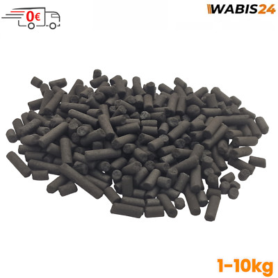 Aktivkohle Pellets Filterkohle Stäbchen Teich Aquarium Geruchsfilter 1-10kg