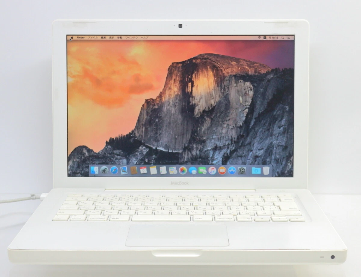 Apple MacBook MacBook5,2 Core 2 Duo 2.13GHz OS X 10.10 Yosemite Used Japanese