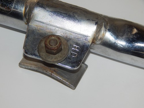 1996 HARLEY FATBOY HERITAGE ENGINE FRAME CHASSIS PROTECTION CHROME CRASH BAR - Imagen 11 de 17