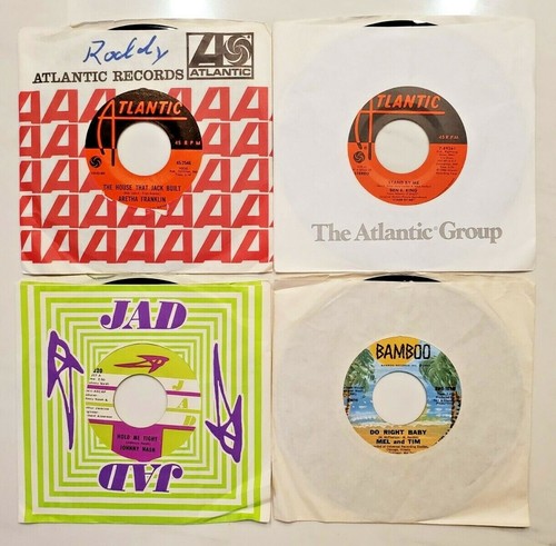 60's SUPER LOT- 45rpm Records Aretha - The Coasters - Johnny Nash MORE singles - Imagen 2 de 3