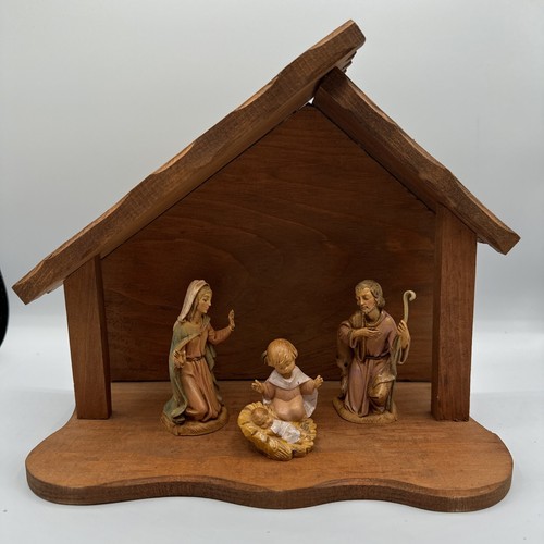Fontanini By Roman "My First Creche" Starter Nativity Set 1989 Pink Angel 54109 - Picture 2 of 22
