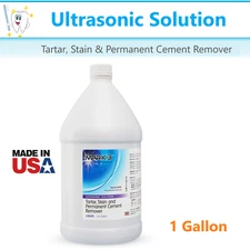 Dental Ultrasonic Solution Tartar, Stain & Permanent Cement Remover,  1 Gl MARK3