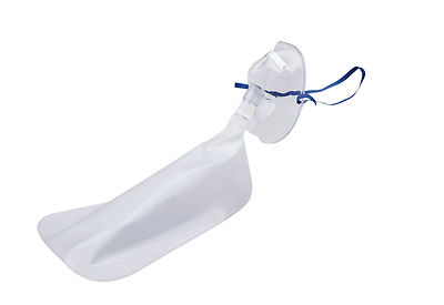 Hyperventilationsmaske zur Rückatmung (Latexfrei) Sauerstoffmaske Atemmaske O2