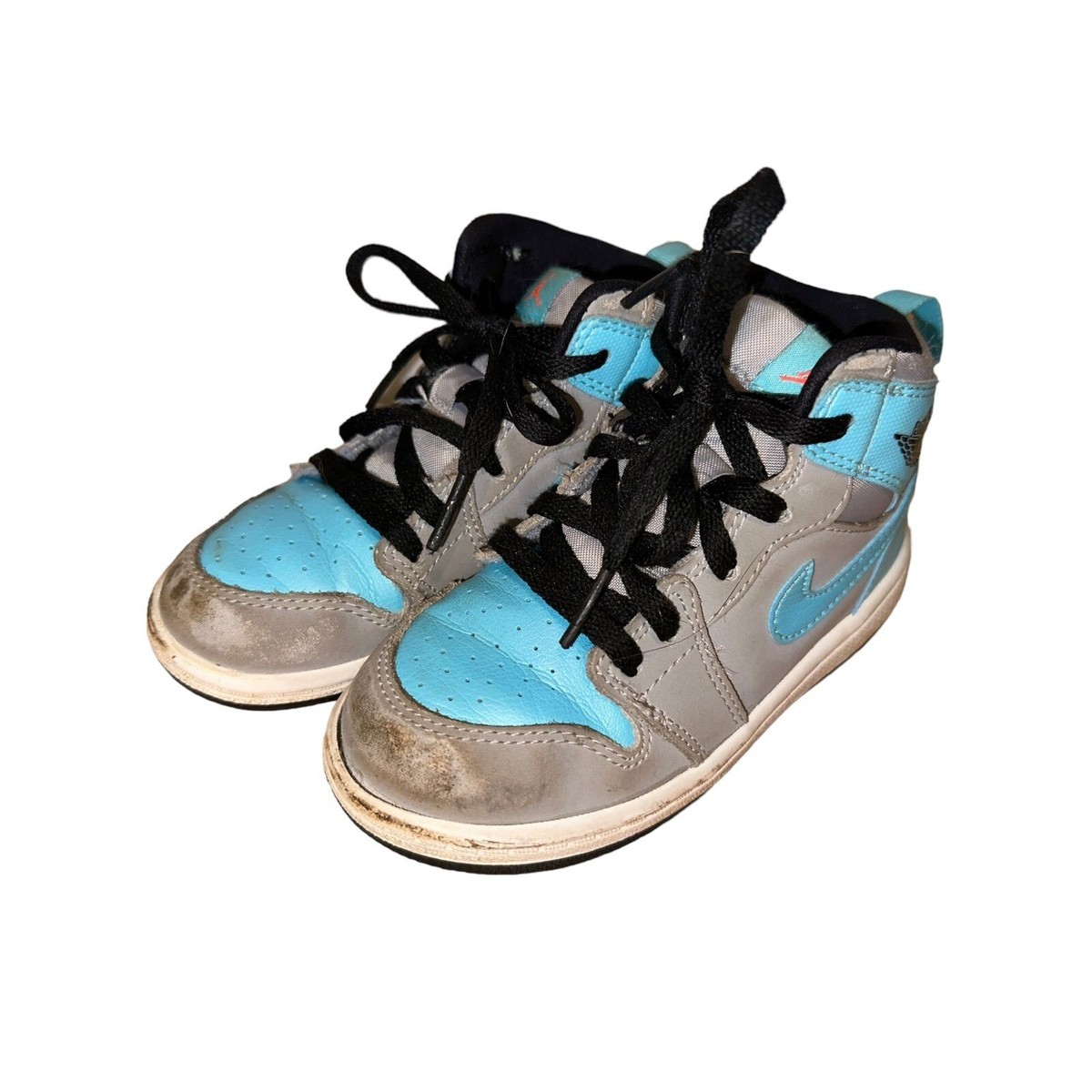 Nike Air Jordan Retro Sneaker C Blue Gray High Top 705324 027