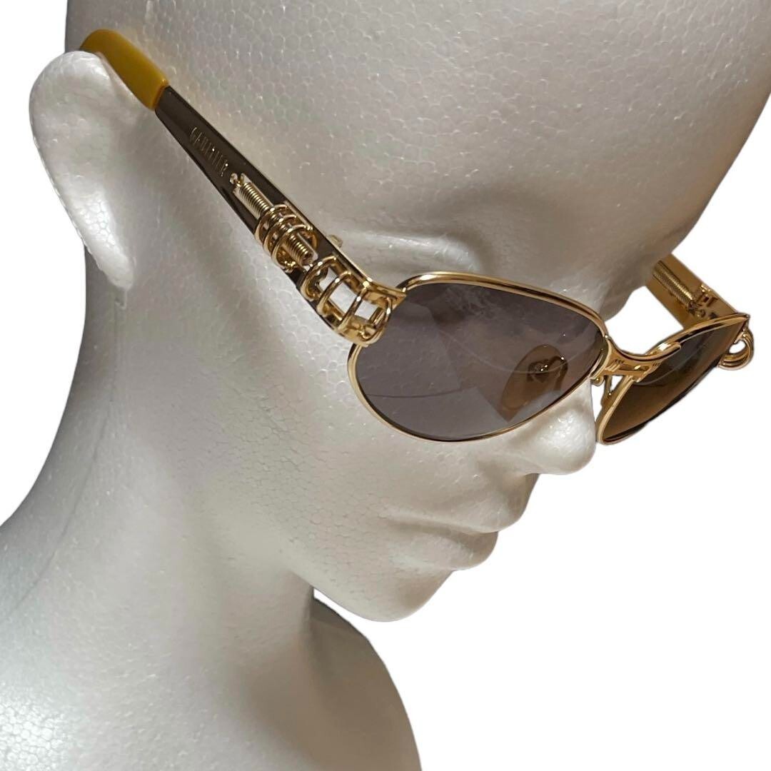 Jean Paul Gaultier Sunglasses Spring Frame GOLD Fashion
