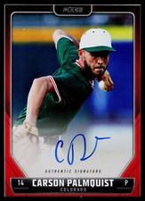 2024 Pulse Baseball #42/99 Red Carson Palmquist Auto