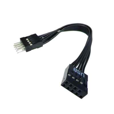 Computer ATX Motherboard 9Pin USB 2.0 Extension Dupont Data Cable Cord Wire 10CM