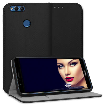 Schutzhülle Bookstyle für Honor 7X (BND-L21 / 5.93'') (schwarz) Tasche Case