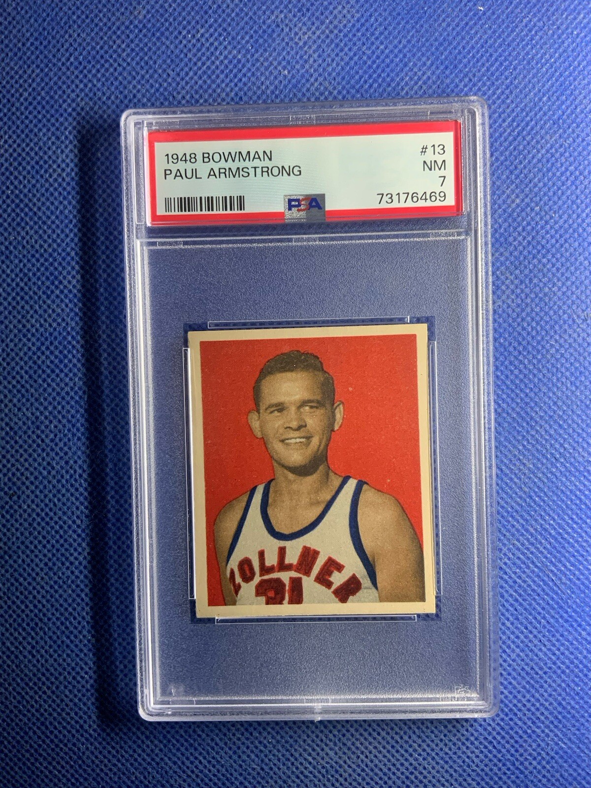 1948 Bowman #13 Paul Armstrong Pistons Indiana  PSA 7