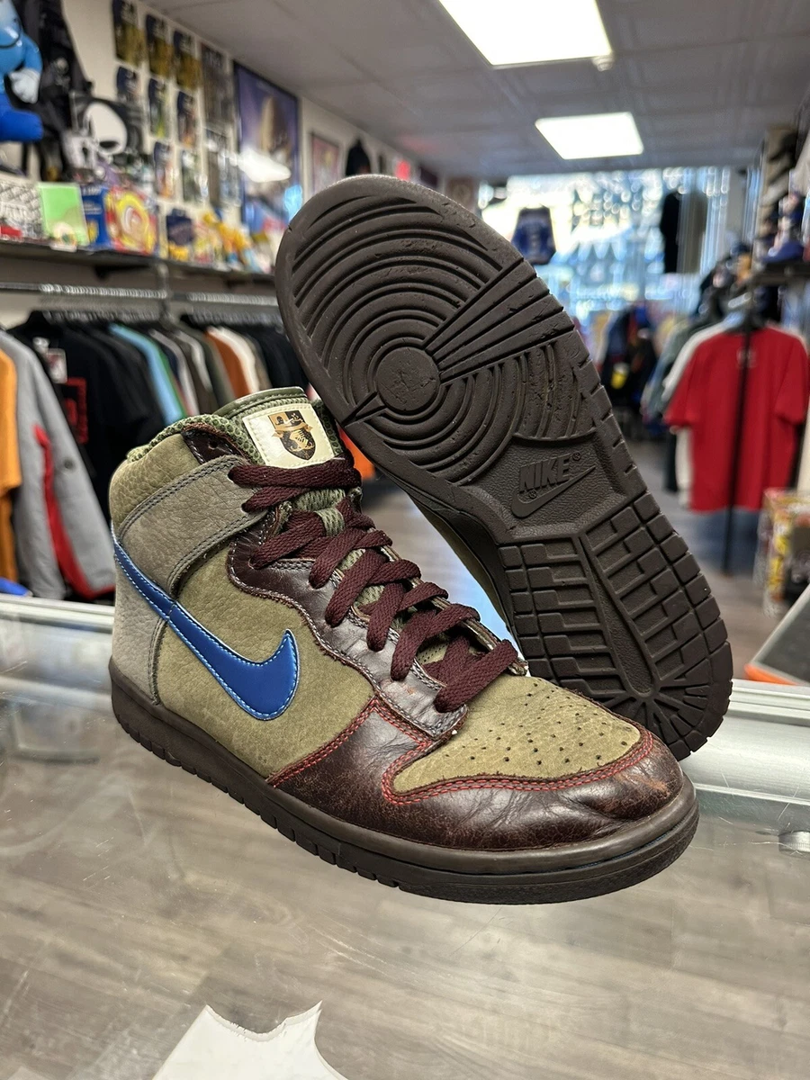 Nike Dunk High Premium World Cup Green 2006 Size 8.5 Mens Sneakers Shoes Dunks