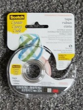 Scotch Permanent Double-Sided Tape 1 Roll 0.5" x 300"