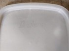 Vintage Rubbermaid Translucent TakeAlongs Lid, 6-in. square, LID ONLY — photo 2