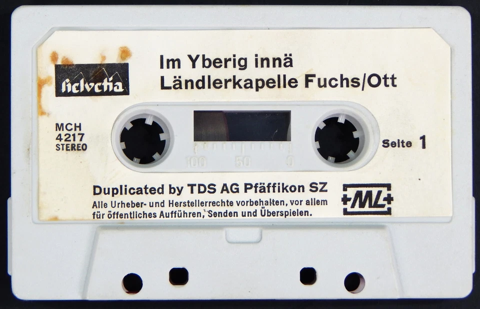 LOT OF 3 SWISS FOLKLORE MUSIC CASSETTE TAPES 1980s IM YBERIG INNA URCHIG RASSIG Foto 4 de 4