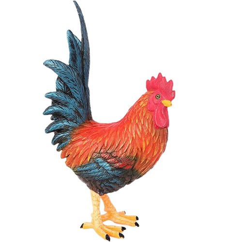 Rooster Statue Rooster Model Sculpture Outdoor Garden Sculpture Decorative