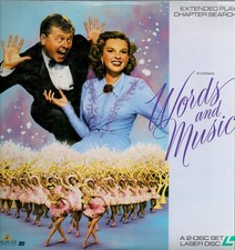 WORDS AND MUSIC Laserdisc LD ML100861 