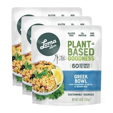Loma Linda Greek Bowl (10oz. Pack of 3) Plant Based - Vegan