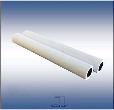 2 Rolls 42'' x 300' 20# Bond Inkjet Plotter Paper Rolls for HP DesignJet 2'' Core