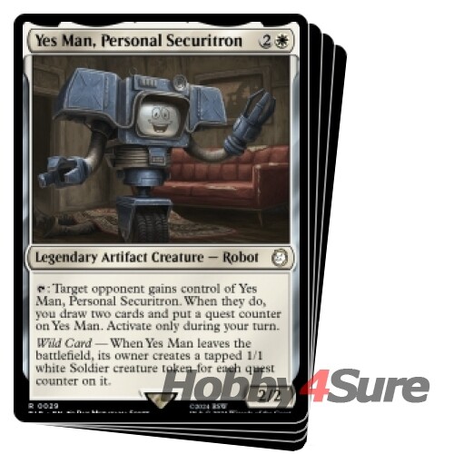 Yes Man, Personal Securitron X4 M/NM Magic MTG Universes Beyond: Fallout - Picture 1 of 1