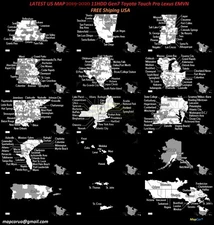 Newest US Map 2019-2020 HDD07 Gen7 Lexus EMVN Toyota Touch Pro with update code