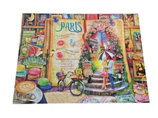 Buffalo Games 11740, Life Is An Open Book Paris. 1000 pc jigsaw puzzle, complete