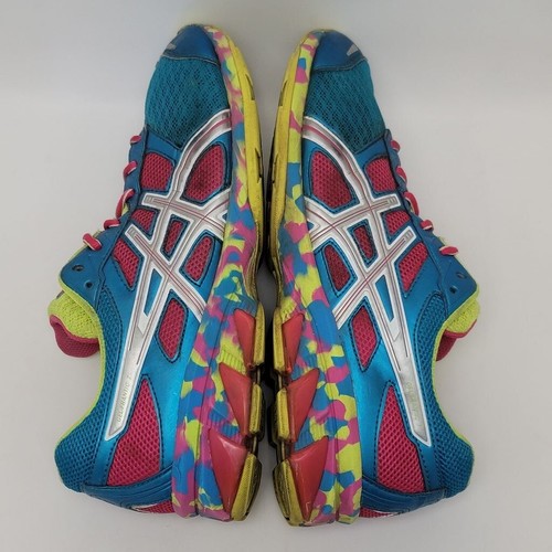 Women's Asics Gel Frantic 7 Athletic Sneakers Running Shoes Size 10 Blue Pink - Picture 9 of 12
