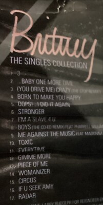 Britney Spears The Singles Collection CD | eBay