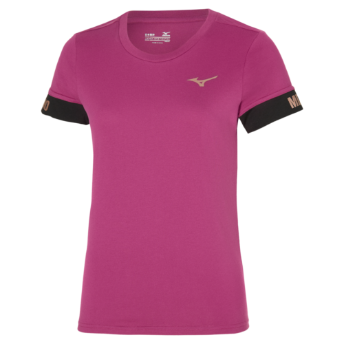 Mizuno Womens Gym T-shirt - Magenta Haze  // RRP £25 - Afbeelding 1 van 2
