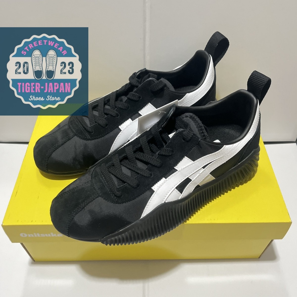 Onitsuka Tiger ACROMOUNT 1183B257 001 BLACK WHITE Unisex US Onitsuka Tiger ACROMOUNT 1183B257 001 BLACK WHITE Unisex US