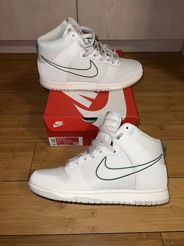 Nike Dunk High First Use Sail Light Bone/Green Noise