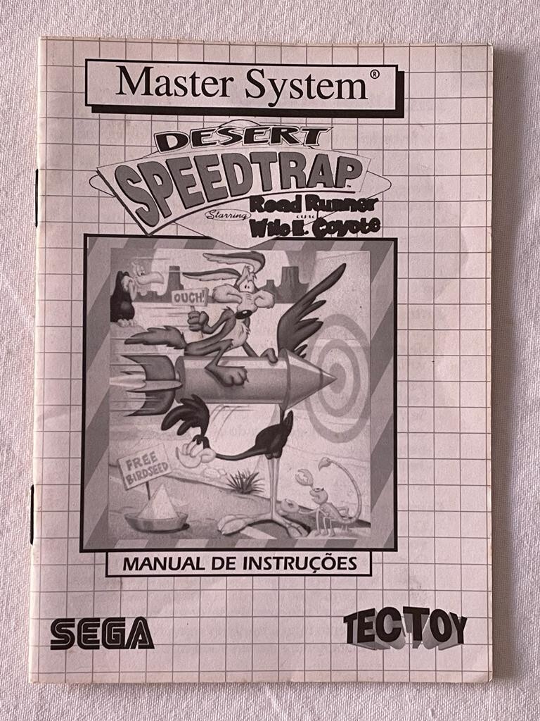 Desert Speedtrap - Lacrado - Sega Master System Papa Léguas | Frete grátis
