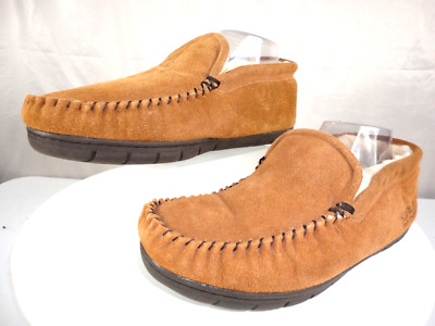 Staheekum Brown suede Leather slip on wool lined loafers  display picture 1