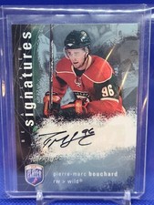 2007-08 Upper Deck Be A Player Signatures Pierre-Marc Bouchard Minnesota Wild 