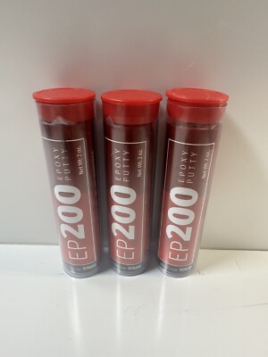 Set Of 3- Ep-200 Epoxy Putty 97600 2oz 57g Metals Wood Aluminium Copper Glass