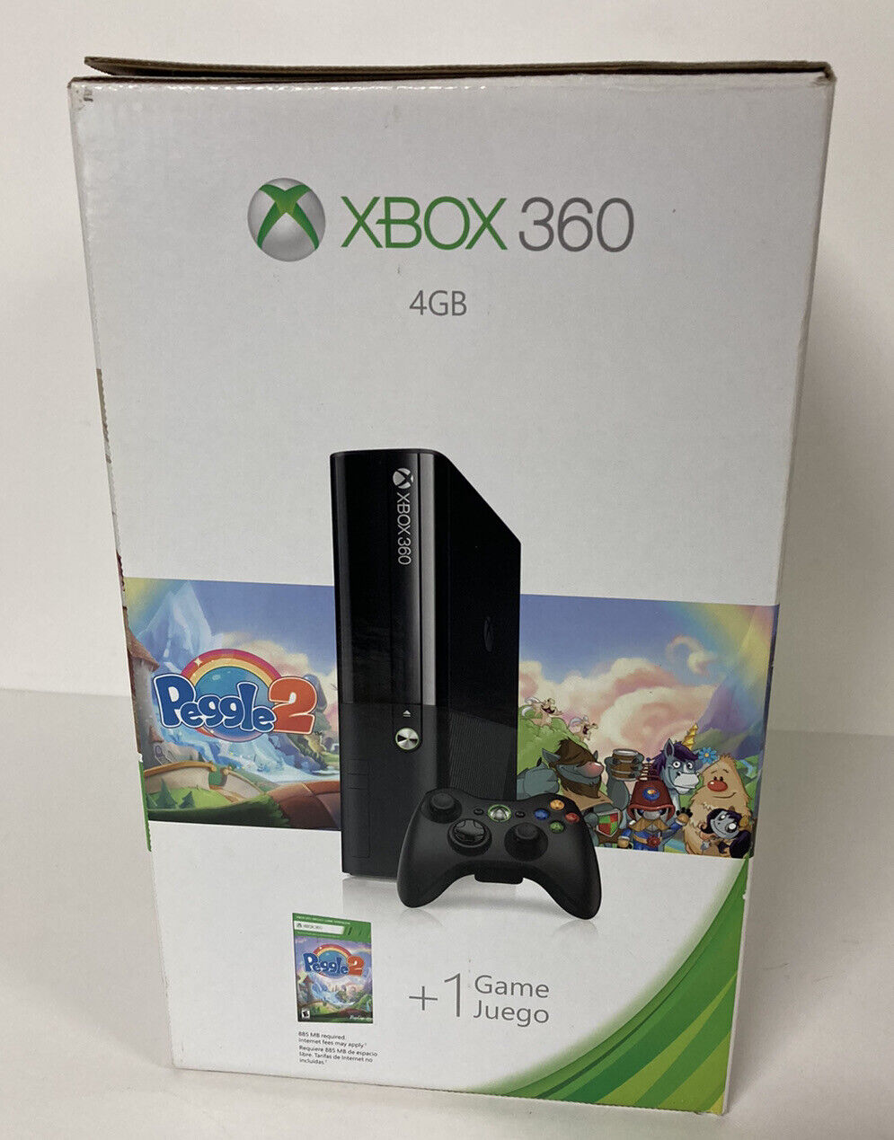 Console Xbox 360 4GB + Game Peggle 2 + Controle Sem Fio - Microsoft - GAMES  E CONSOLES - CONSOLE XBOX : PC Informática