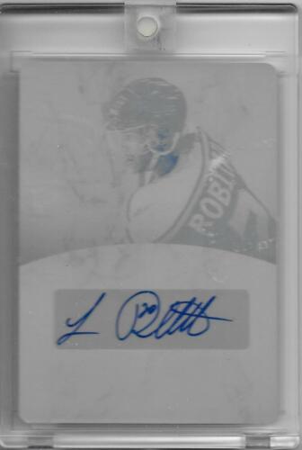 16/17 LEAF ULTIMATE GOALS SIGNATURES AUTOGRAPH YELLOW PLATE Luc Robitaille 1/1 - 第 1/1 張圖片