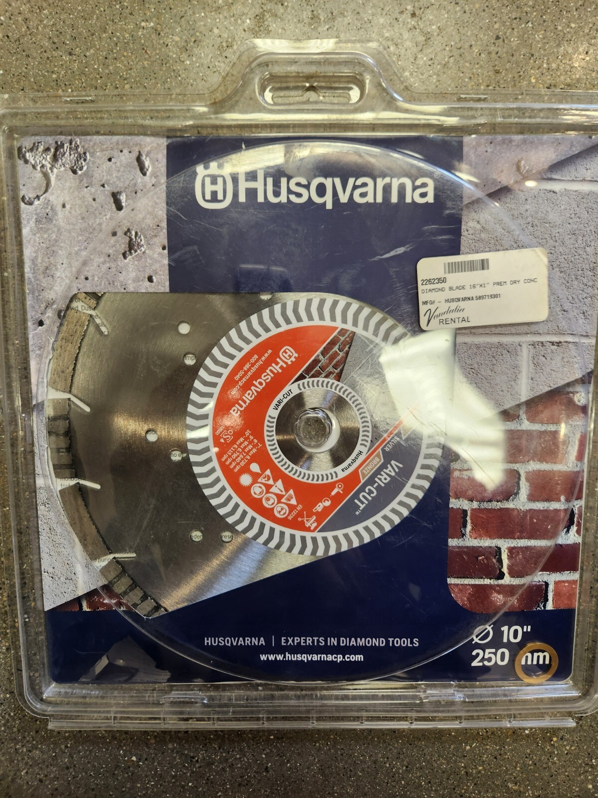 Husqvarna 589719301 Diamond Blade 16" HS5 eBay