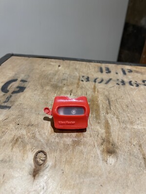 ViewMaster Mini rotes Spielzeug hergestellt für McDonalds 2002 seltenes Sammlerstück Lilo & Stich