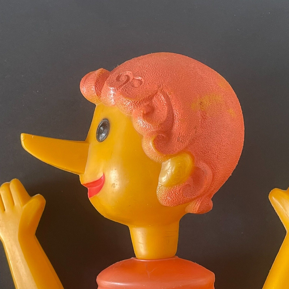 JOUET ANCIEN POUET Pinocchio Tete Pivotante Grand Modele 36 Cm En