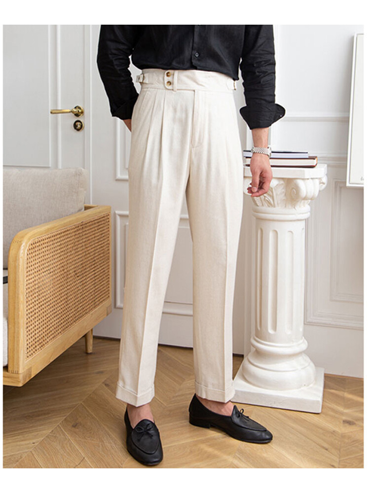 【Italy製】80〜90s linen slacks 2BC3740_SET_8aa1d958-b0aa-49d6