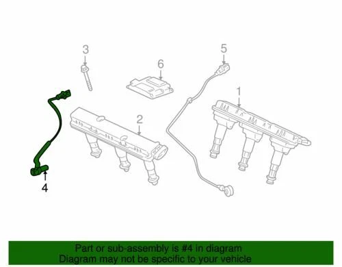 Sensor de posición del cigüeñal del motor Saturn serie L genuino GM 2000-2005 9195883 Foto 2 de 2