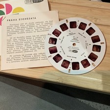 Very Rare Meopta reel View Master 02-53 Praha Stovezata  1C