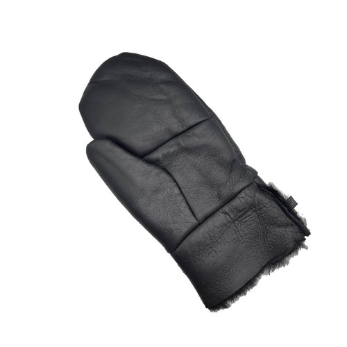 GUANTES DE PIEL DE OVEJA negros de piel de oveja de piel de oveja genuina para hombre y mujer - Imagen 4 de 47