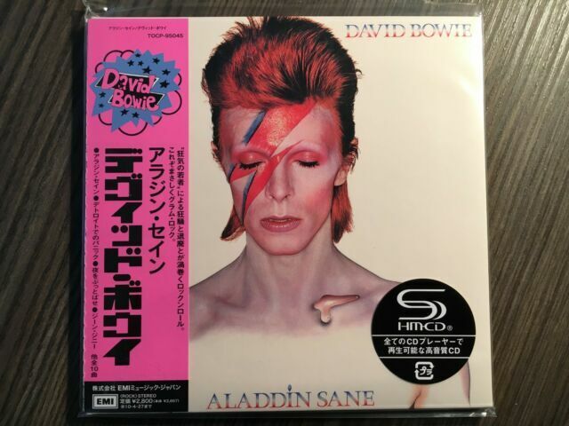 David Bowie Aladdin Sane Japan Mini Lp Shm Cd 1973 Mick Ronson Marc Bolan Rare For Sale Online Ebay