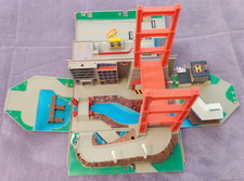 Micro Machines Building Lot Super City Play Set Mostly Complete NO BOX