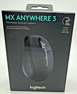 Logitech MX Anywhere 3S Wireless Performance Master Series Mouse - Rechargeable