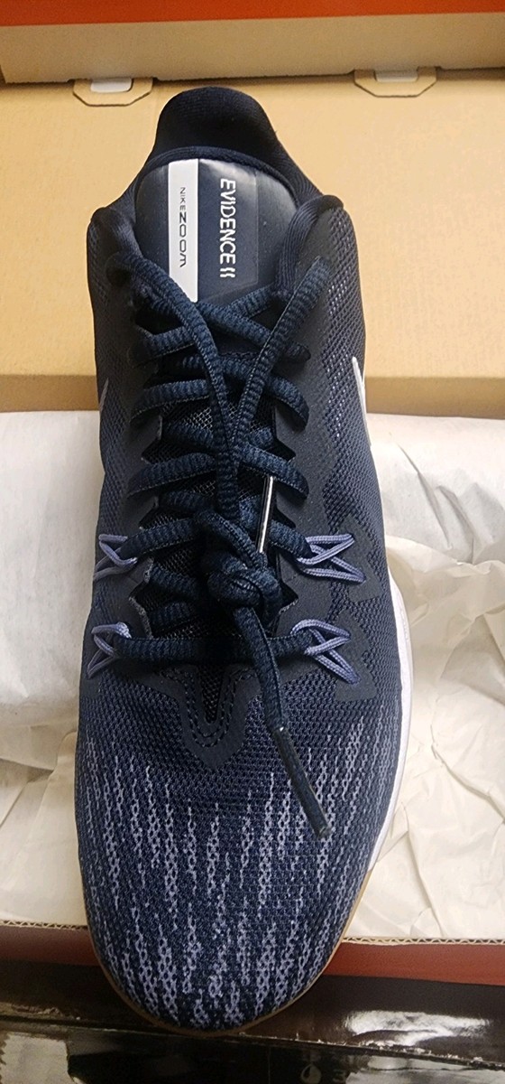 Nike Zoom Evidence II Dark Obsidian Size 9.5 Men\'s 908976-400 908976_400.png.png main image 3