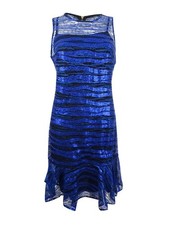 Calvin Klein Women's Sequined A-Line Dress
