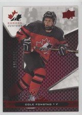 2018 Upper Deck Team Canada Juniors Exclusives 126/225 Cole Fonstad #34 9uf