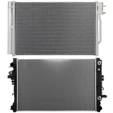 Aluminum Radiator & AC Condenser Cooling Kit For 2016-2018 Chevrolet Malibu